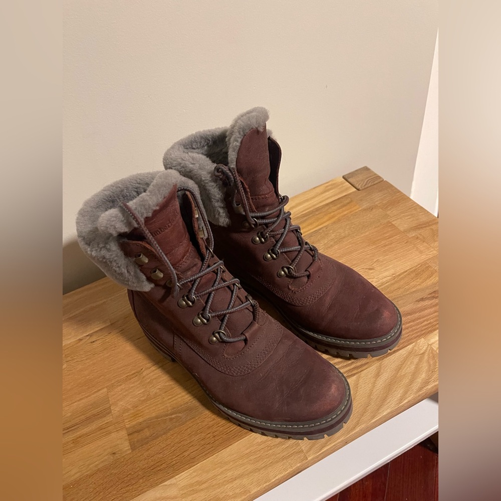 Timberland Courmayeur Valley Waterproof 6-Inch Shearling Boots